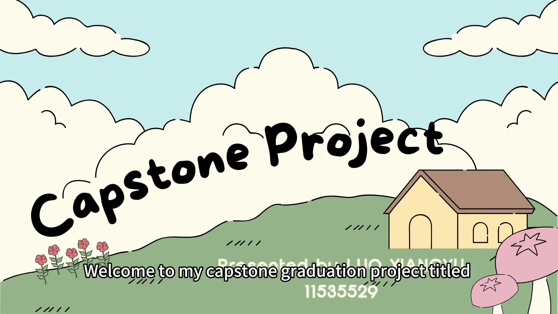 Mandarin Pronunciation App capstone project title screen